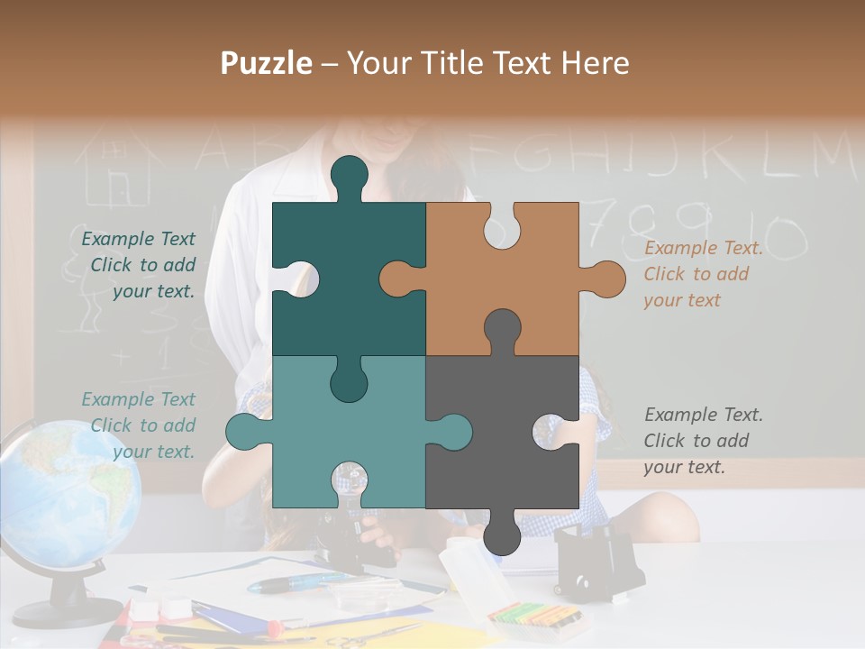 Small Learn School PowerPoint Template