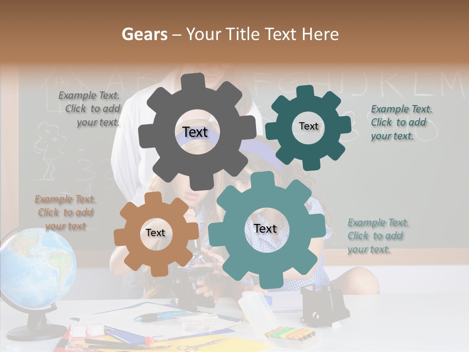 Small Learn School PowerPoint Template