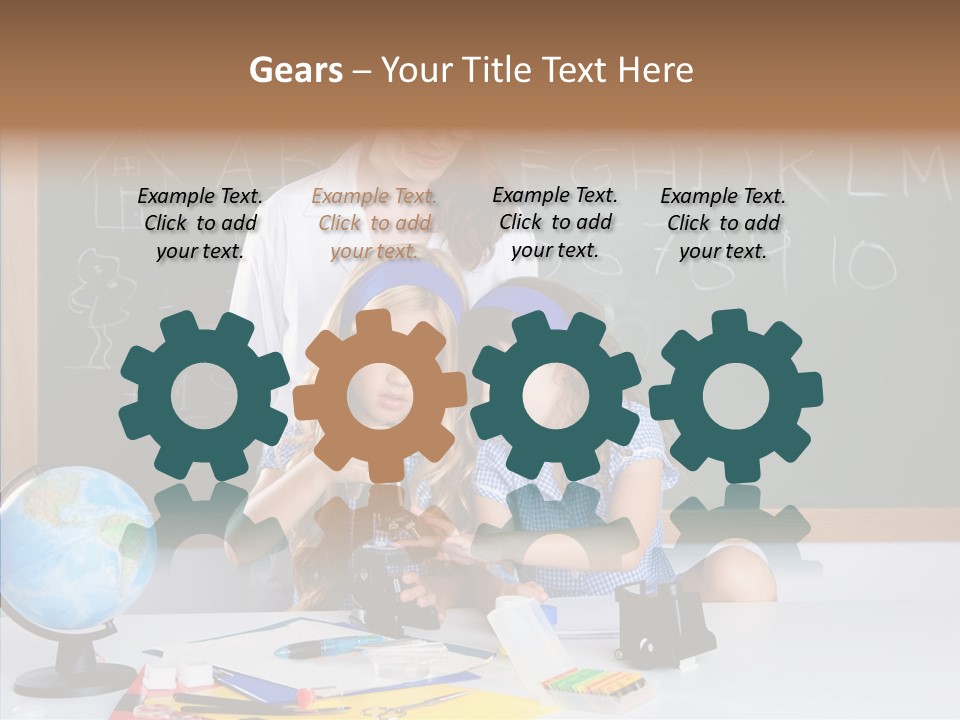 Small Learn School PowerPoint Template