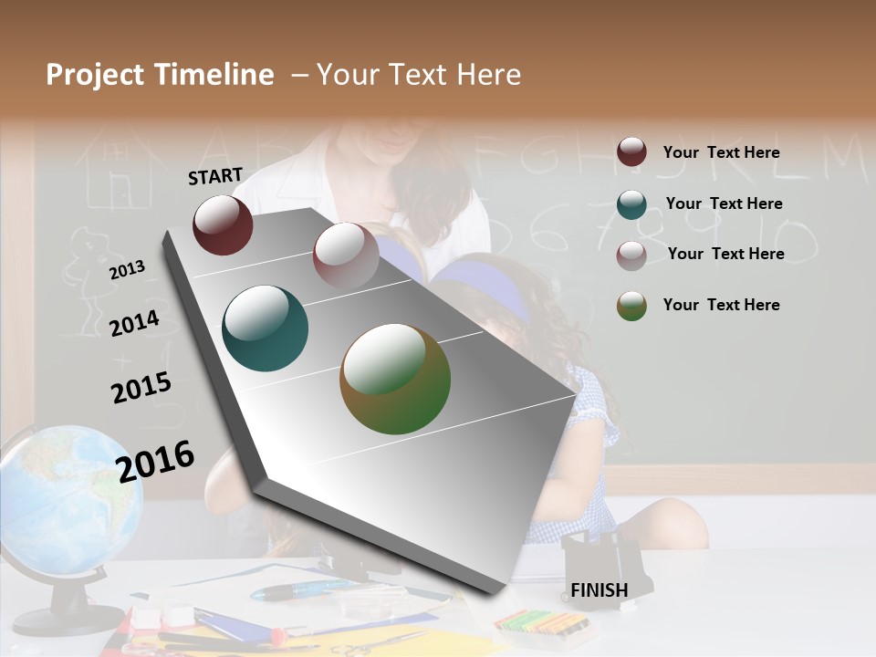 Small Learn School PowerPoint Template