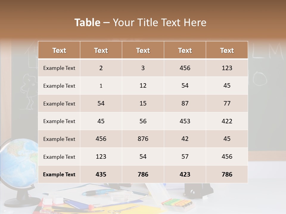 Small Learn School PowerPoint Template