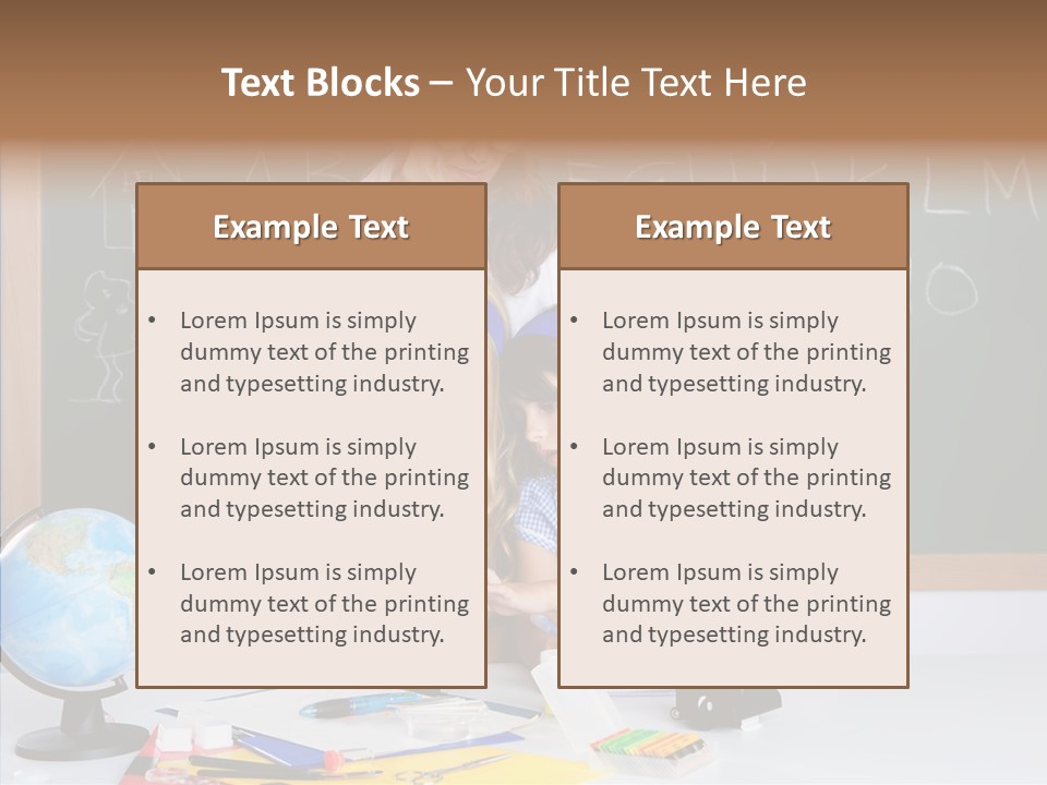 Small Learn School PowerPoint Template