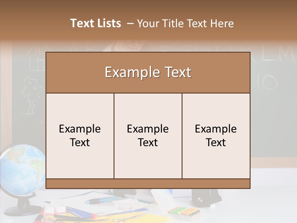 Small Learn School PowerPoint Template