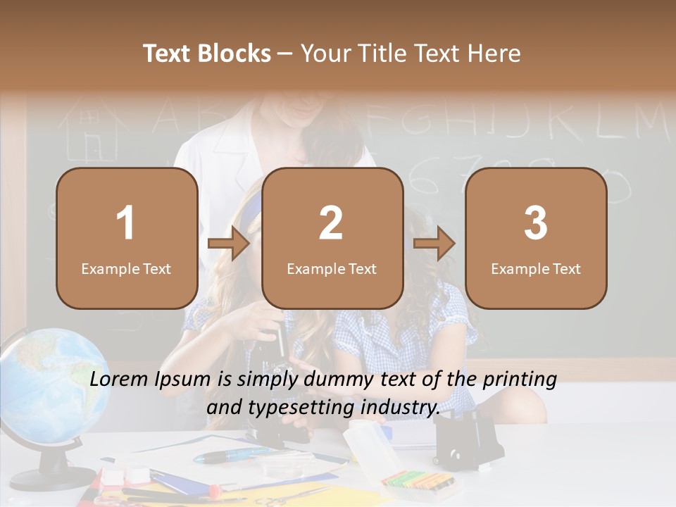 Small Learn School PowerPoint Template