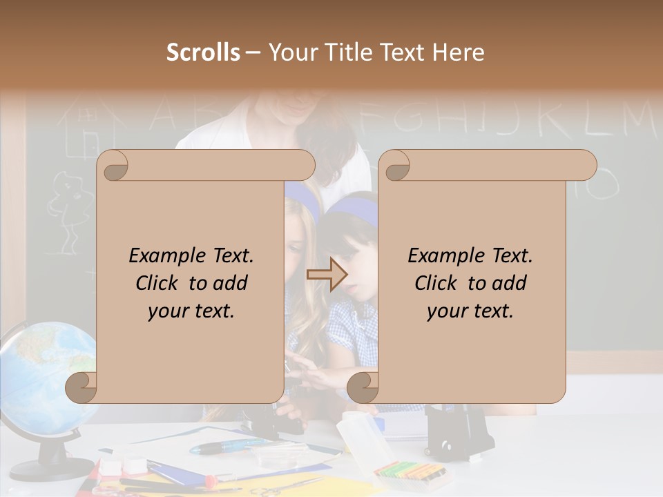 Small Learn School PowerPoint Template