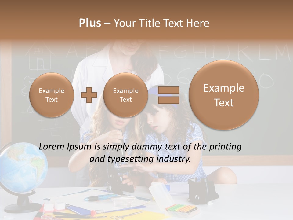 Small Learn School PowerPoint Template