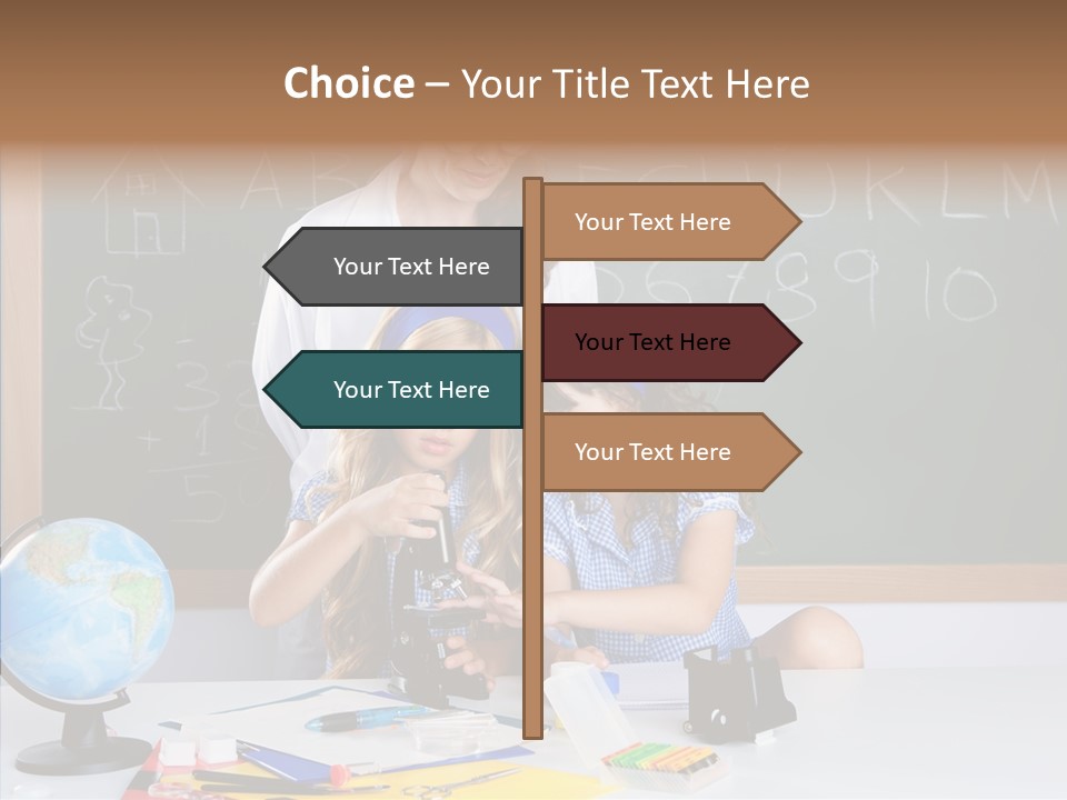 Small Learn School PowerPoint Template