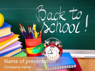 Glue Teaching Studying PowerPoint Template