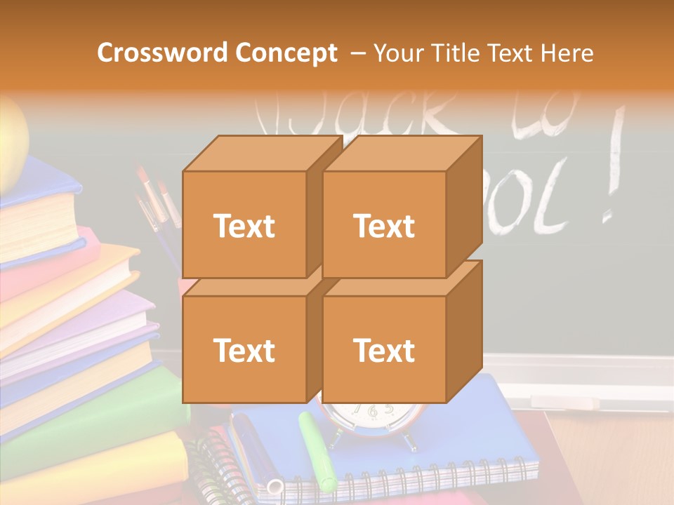 Glue Teaching Studying PowerPoint Template