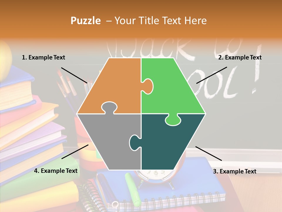 Glue Teaching Studying PowerPoint Template