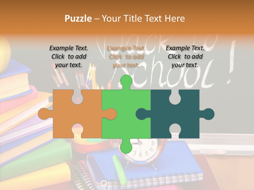 Glue Teaching Studying PowerPoint Template