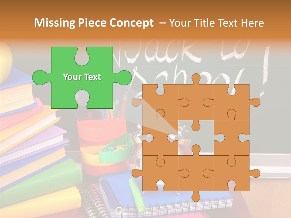 Glue Teaching Studying PowerPoint Template