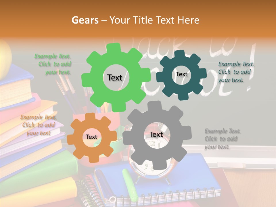 Glue Teaching Studying PowerPoint Template