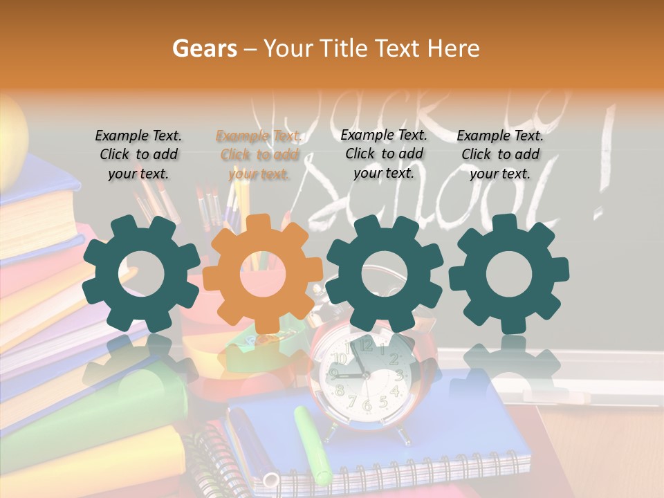 Glue Teaching Studying PowerPoint Template