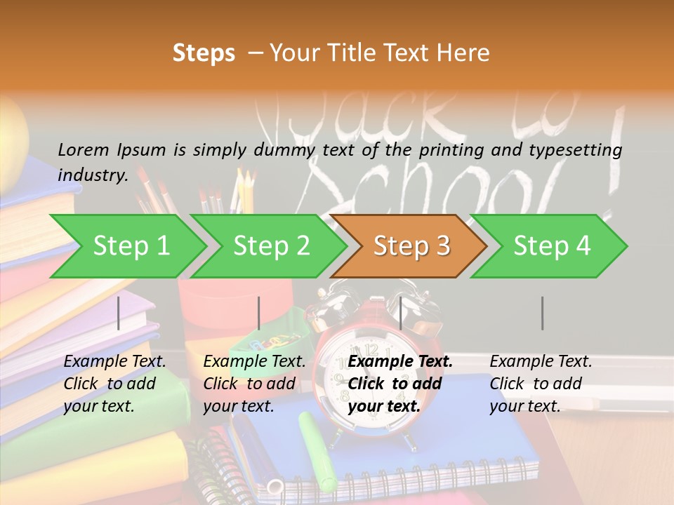 Glue Teaching Studying PowerPoint Template
