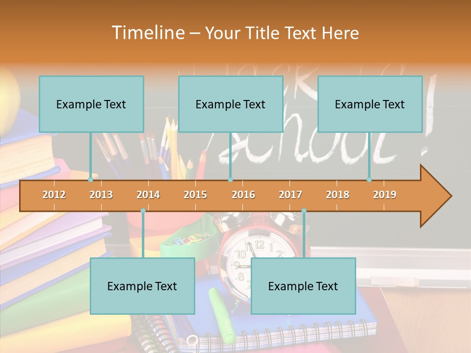 Glue Teaching Studying PowerPoint Template