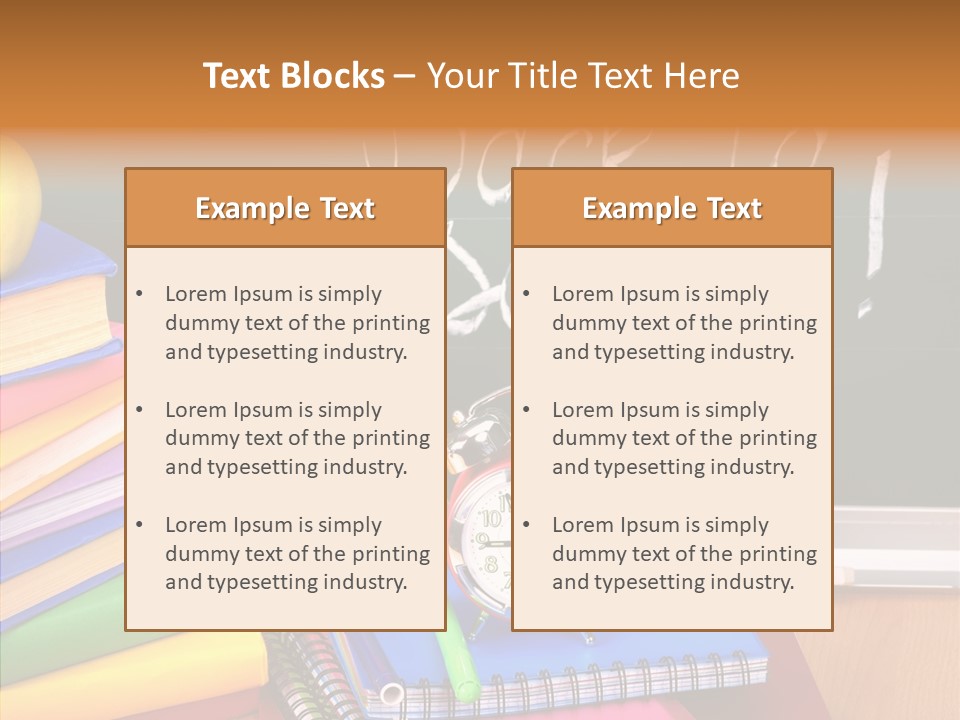 Glue Teaching Studying PowerPoint Template