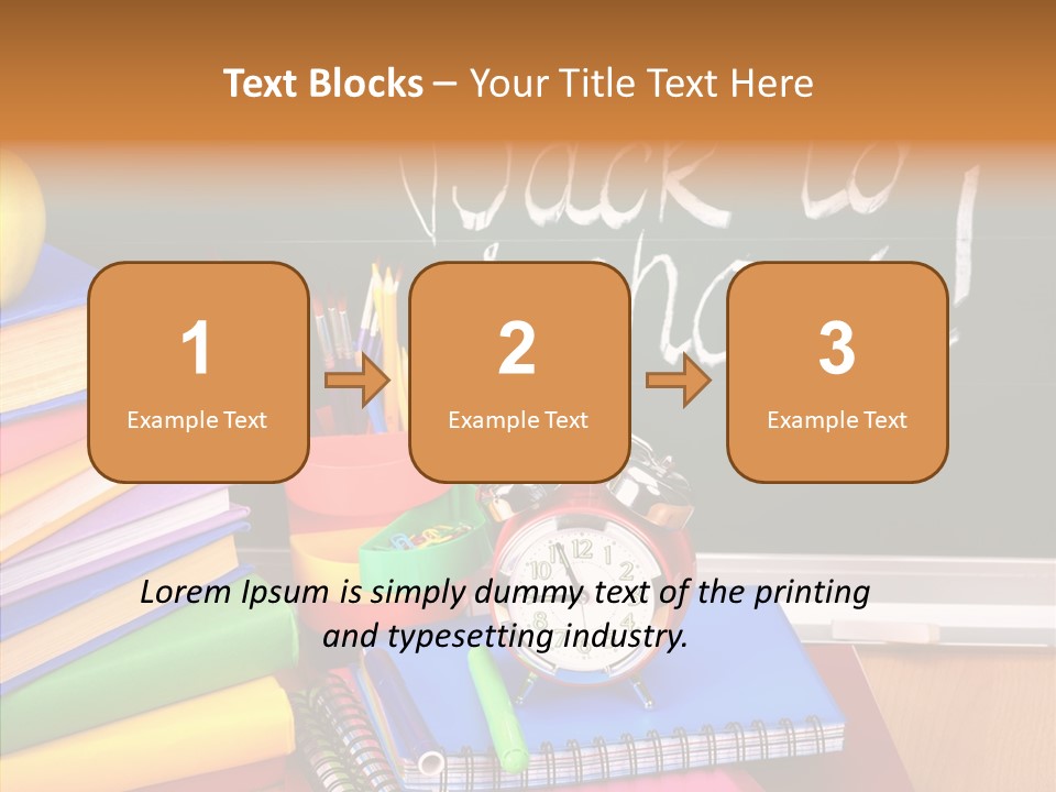 Glue Teaching Studying PowerPoint Template