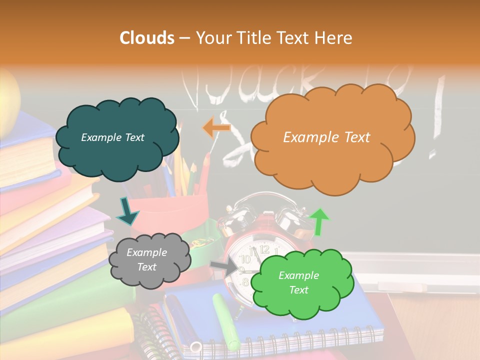 Glue Teaching Studying PowerPoint Template