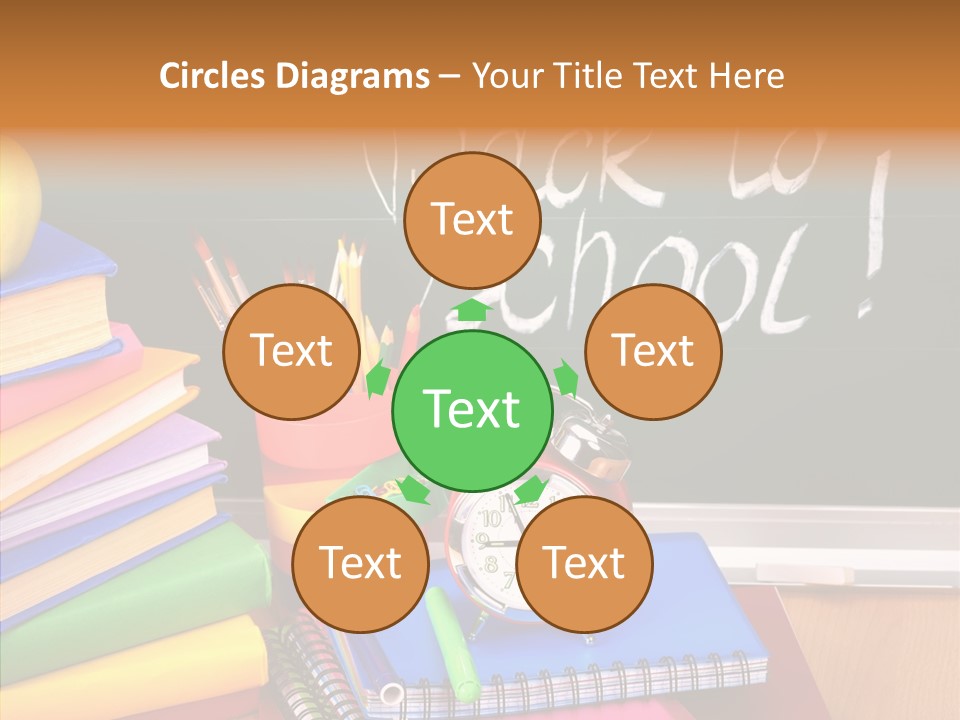 Glue Teaching Studying PowerPoint Template