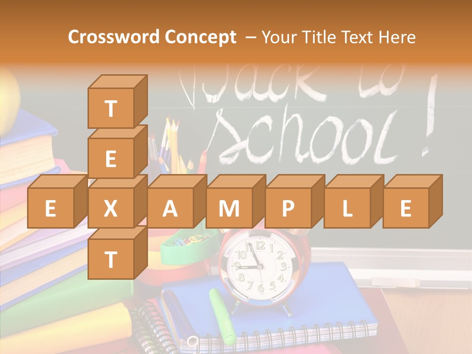 Glue Teaching Studying PowerPoint Template