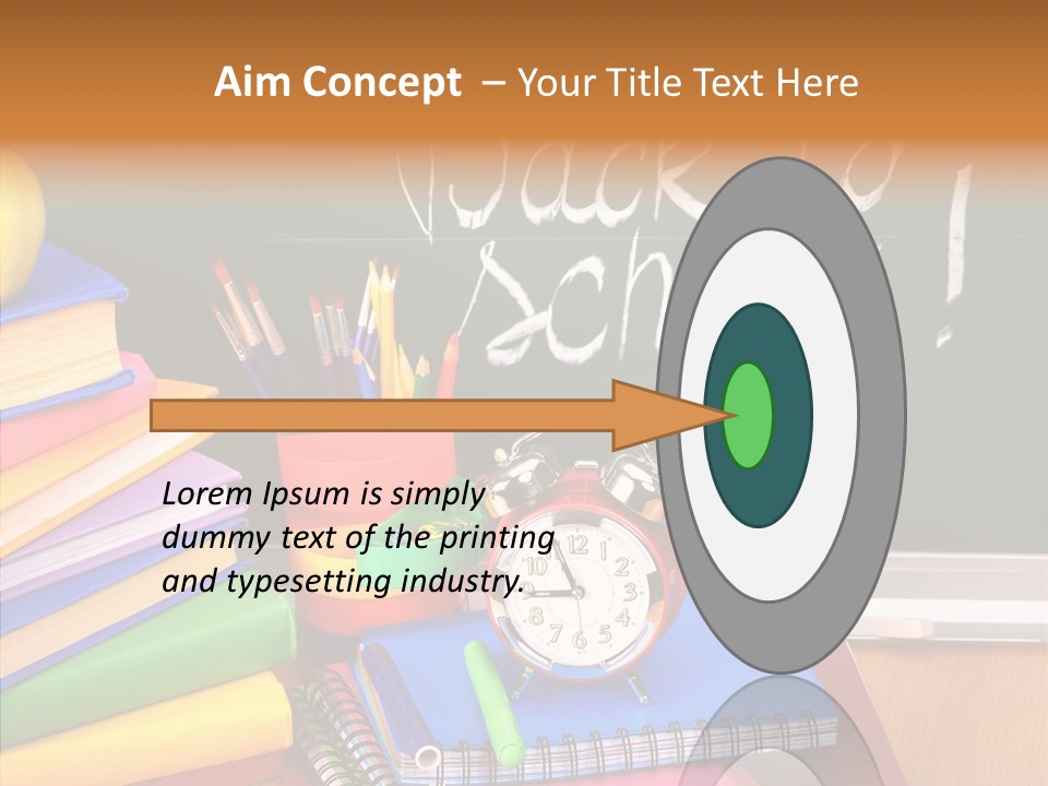 Glue Teaching Studying PowerPoint Template