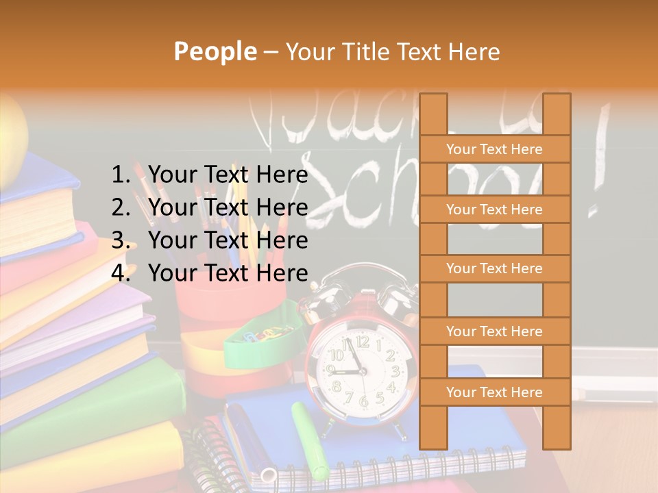 Glue Teaching Studying PowerPoint Template