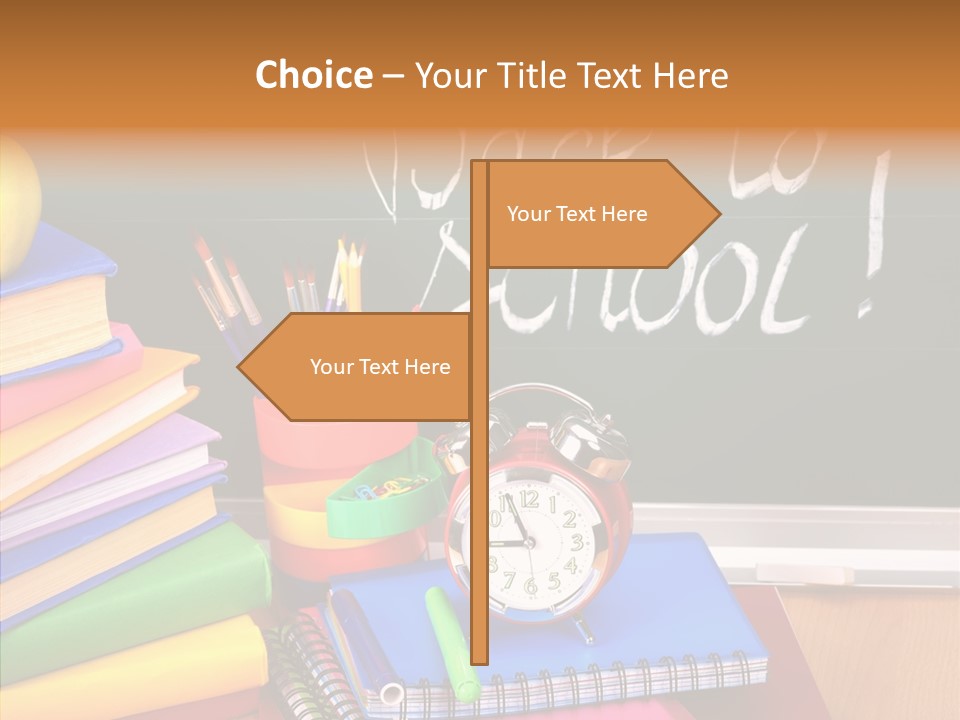 Glue Teaching Studying PowerPoint Template