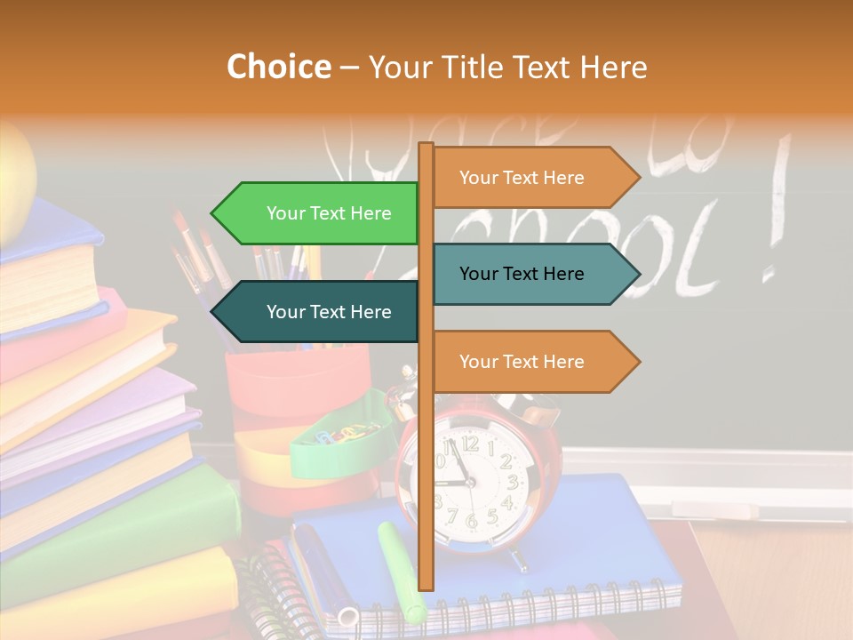 Glue Teaching Studying PowerPoint Template