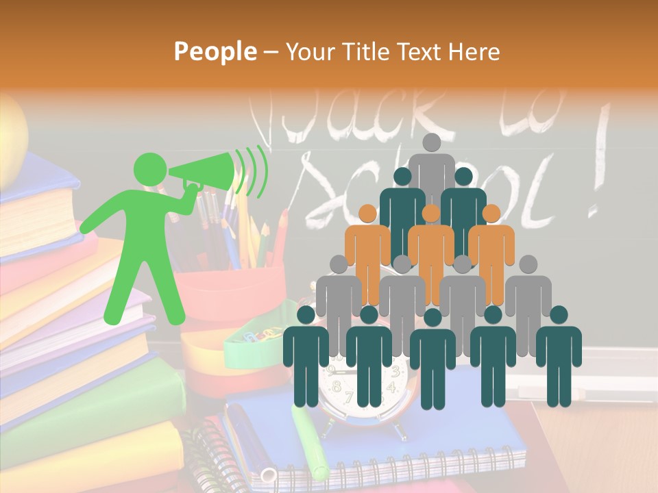 Glue Teaching Studying PowerPoint Template