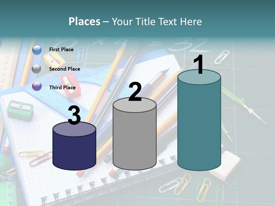 Notebook Education School PowerPoint Template