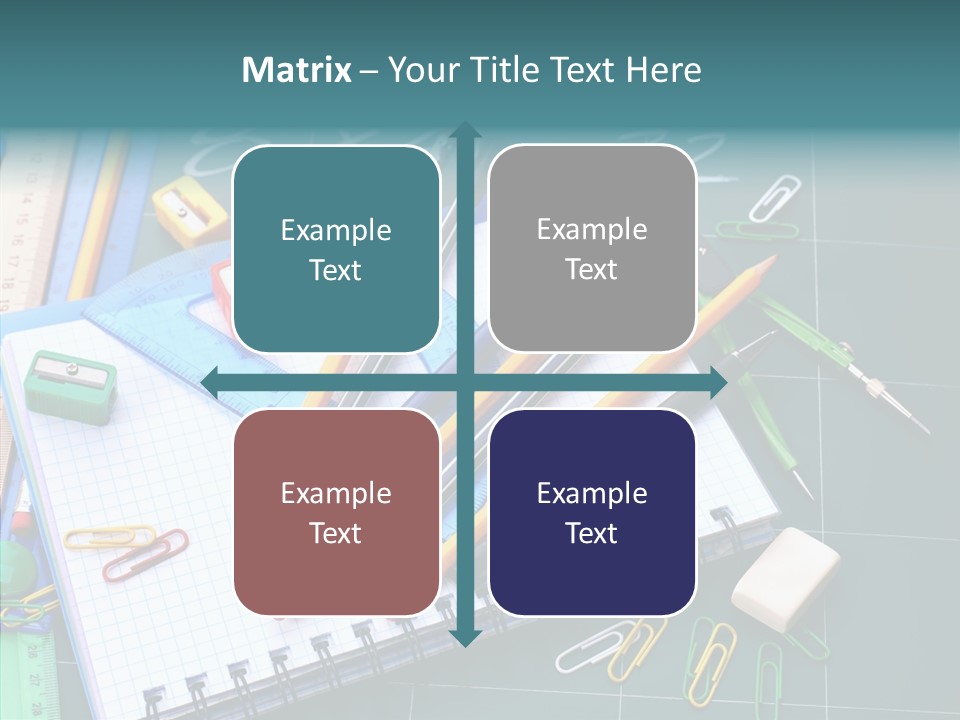 Notebook Education School PowerPoint Template