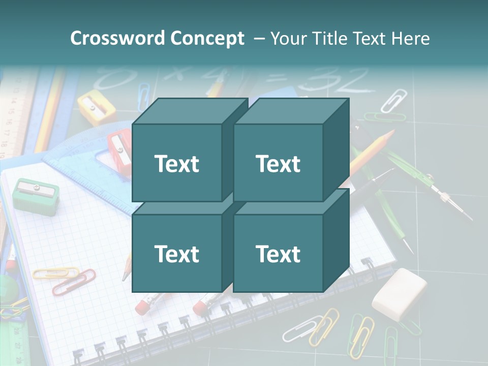 Notebook Education School PowerPoint Template