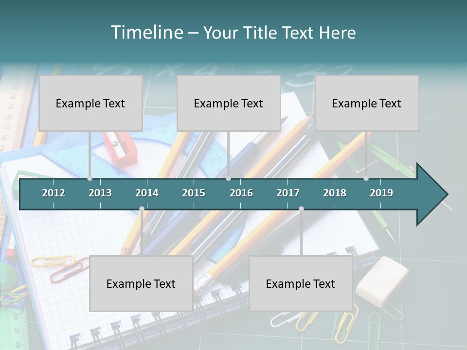 Notebook Education School PowerPoint Template