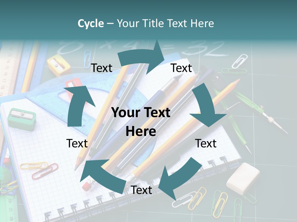 Notebook Education School PowerPoint Template