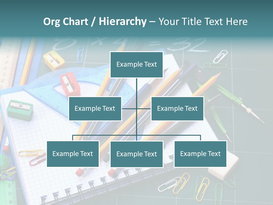 Notebook Education School PowerPoint Template