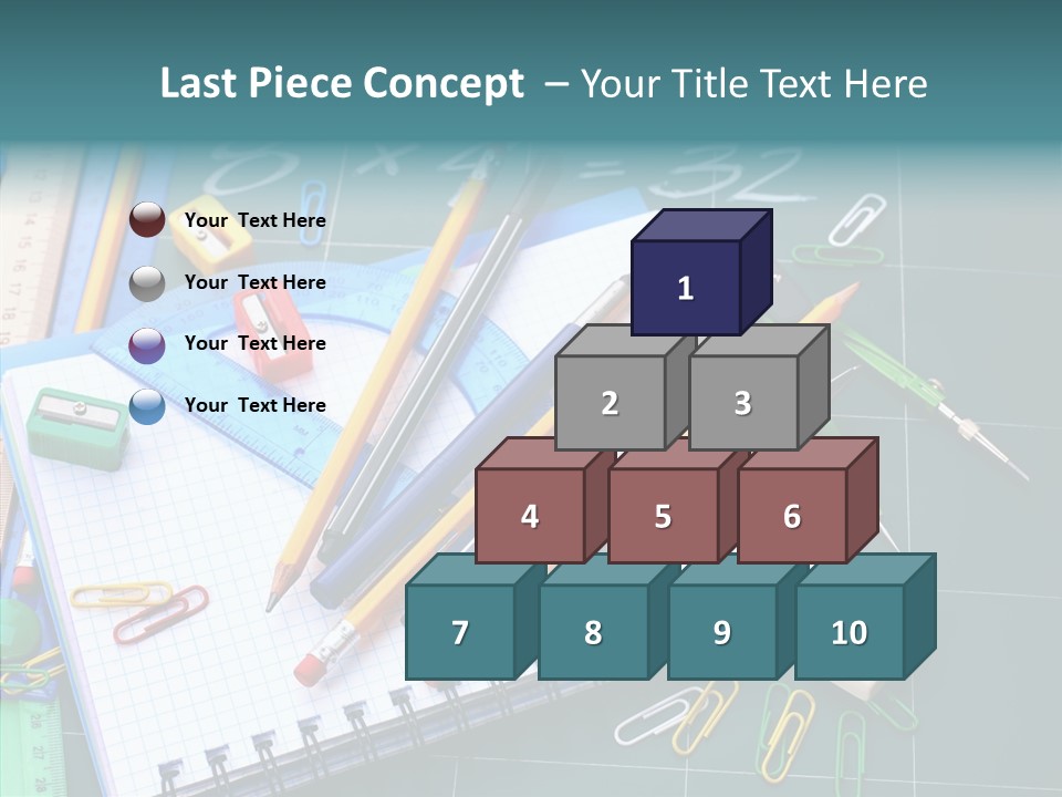 Notebook Education School PowerPoint Template