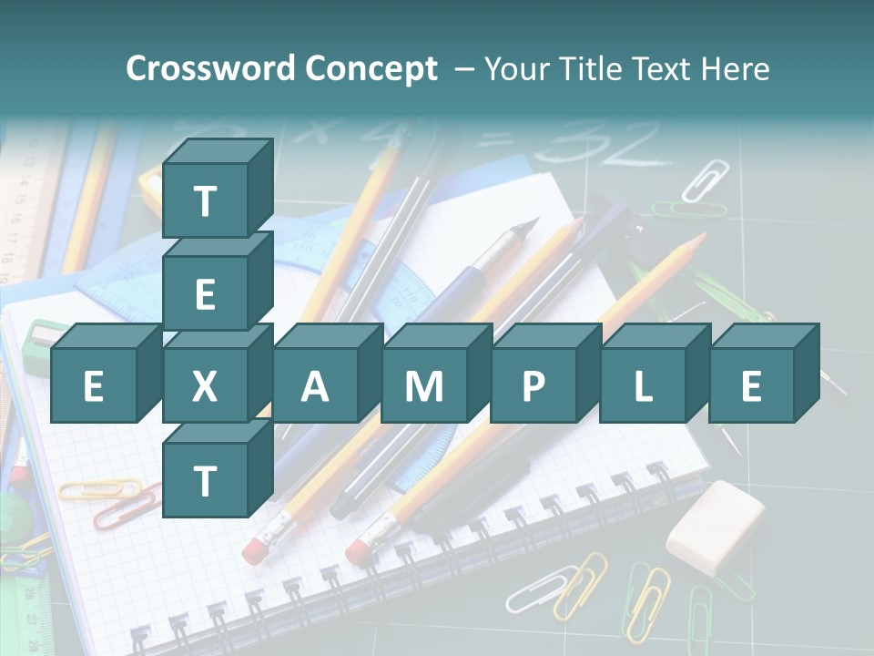 Notebook Education School PowerPoint Template