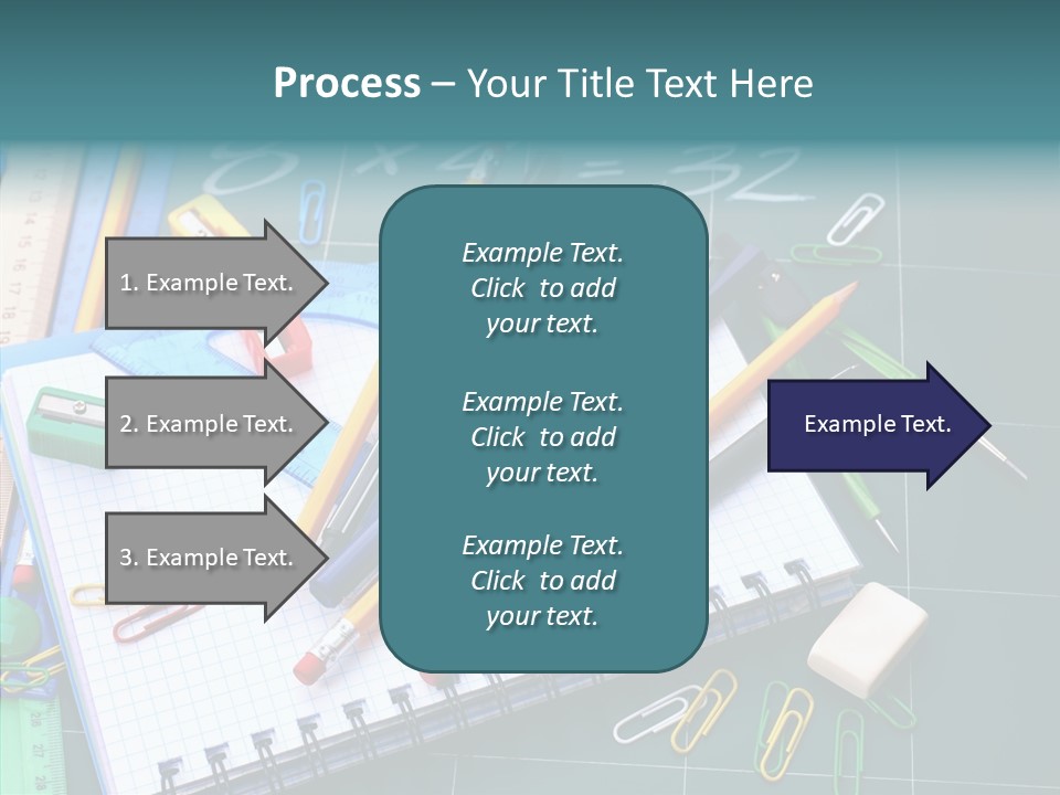 Notebook Education School PowerPoint Template