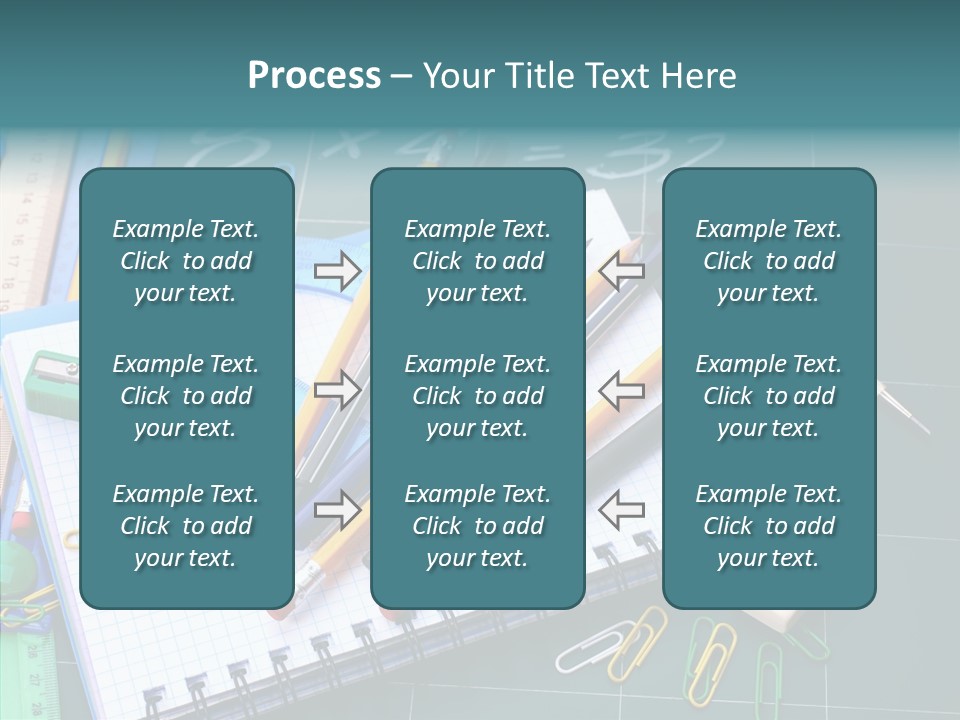 Notebook Education School PowerPoint Template