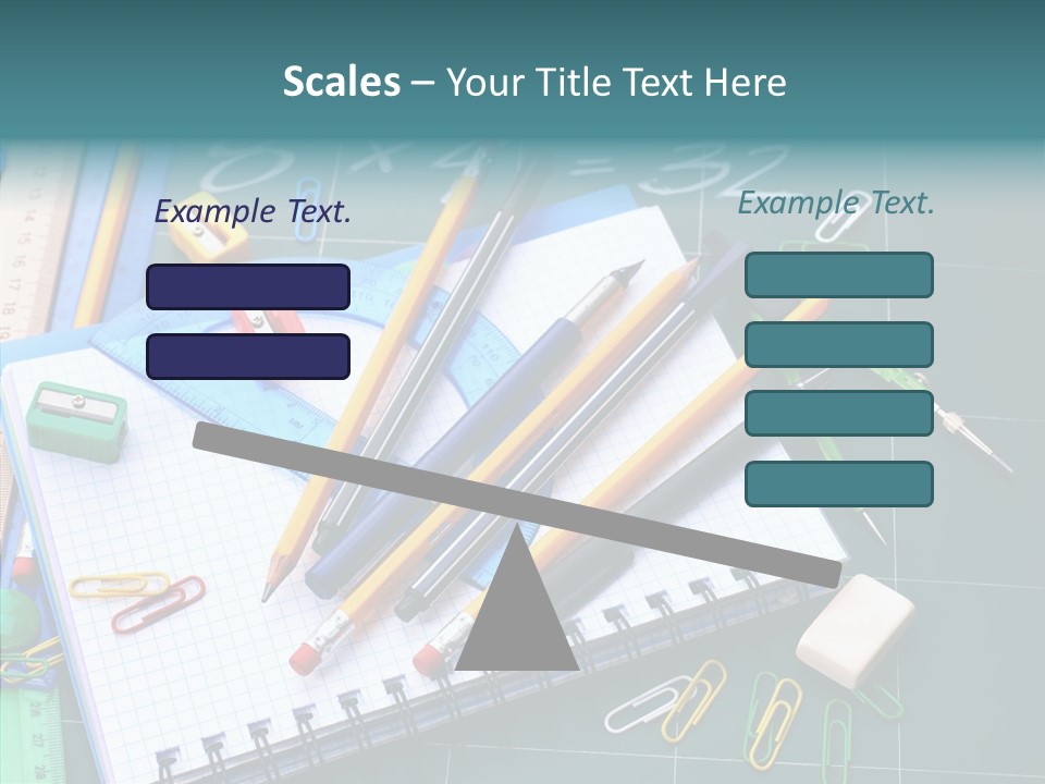 Notebook Education School PowerPoint Template