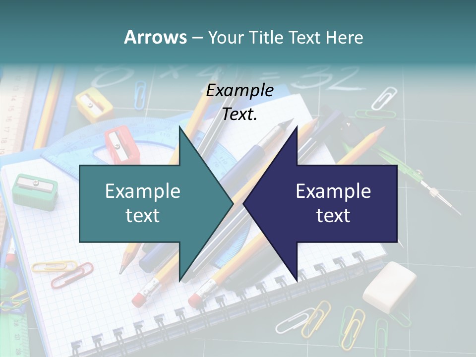 Notebook Education School PowerPoint Template
