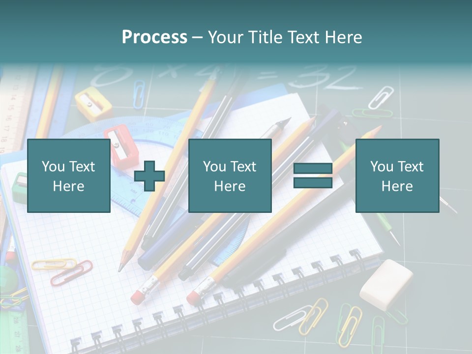 Notebook Education School PowerPoint Template