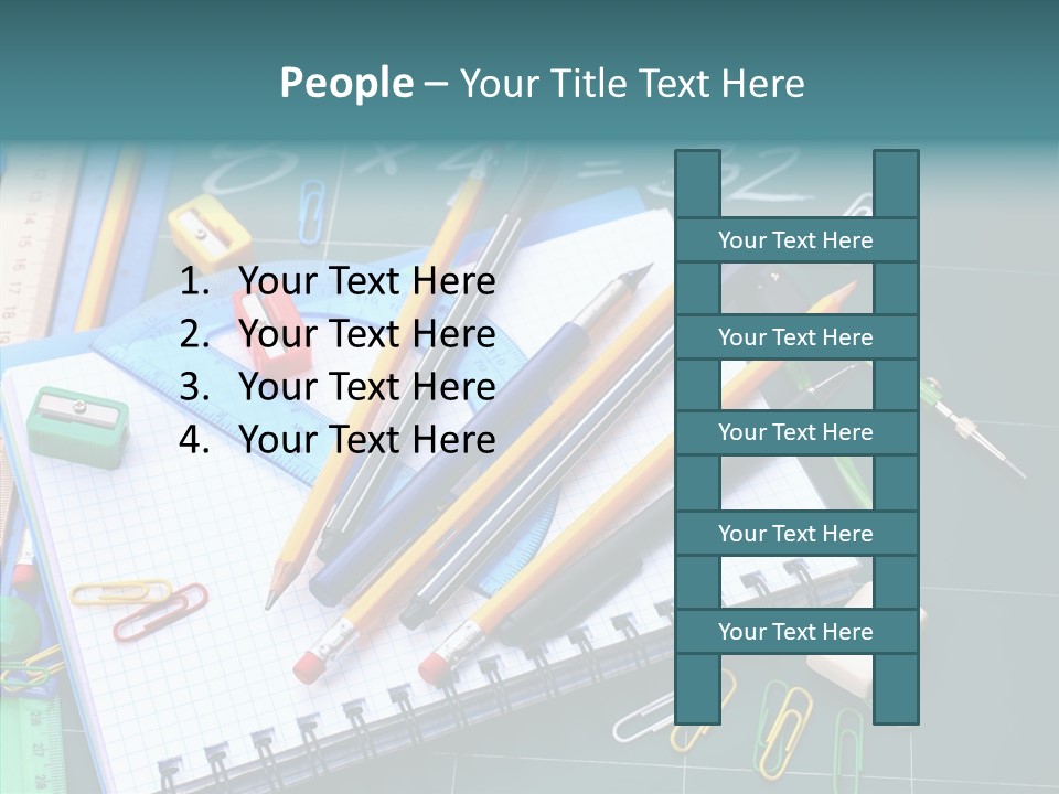 Notebook Education School PowerPoint Template