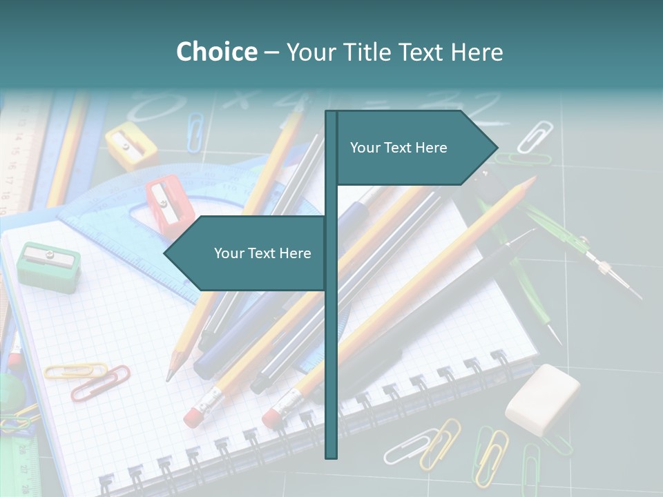 Notebook Education School PowerPoint Template