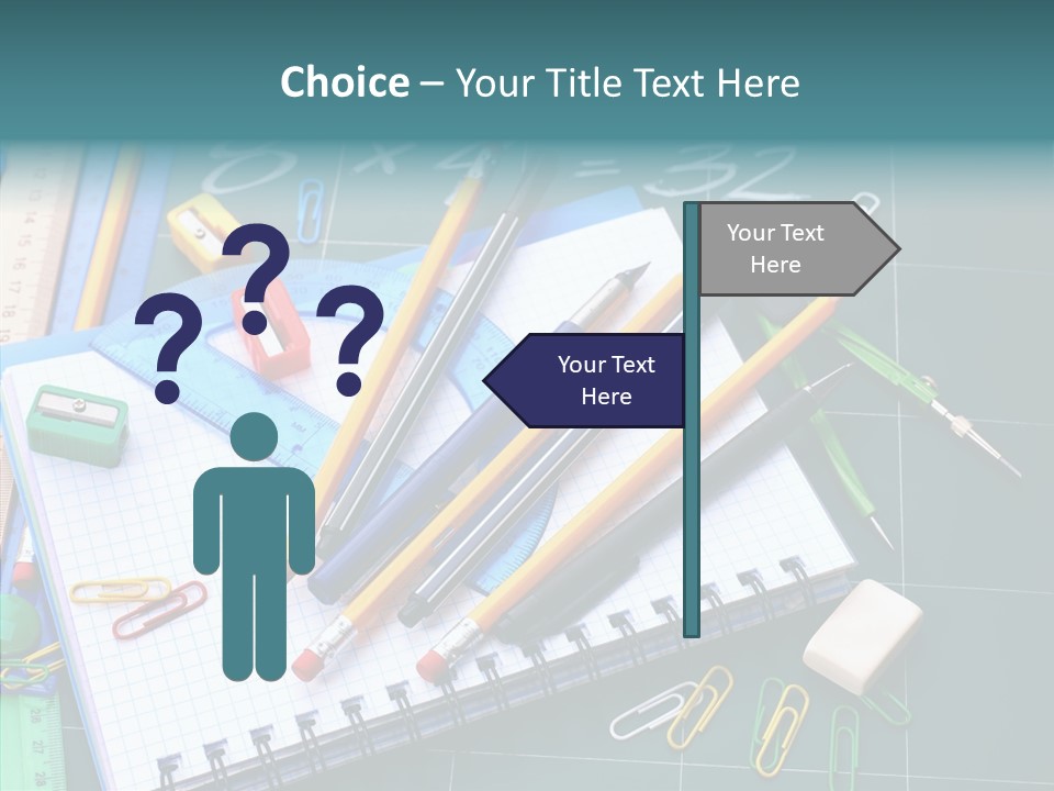 Notebook Education School PowerPoint Template