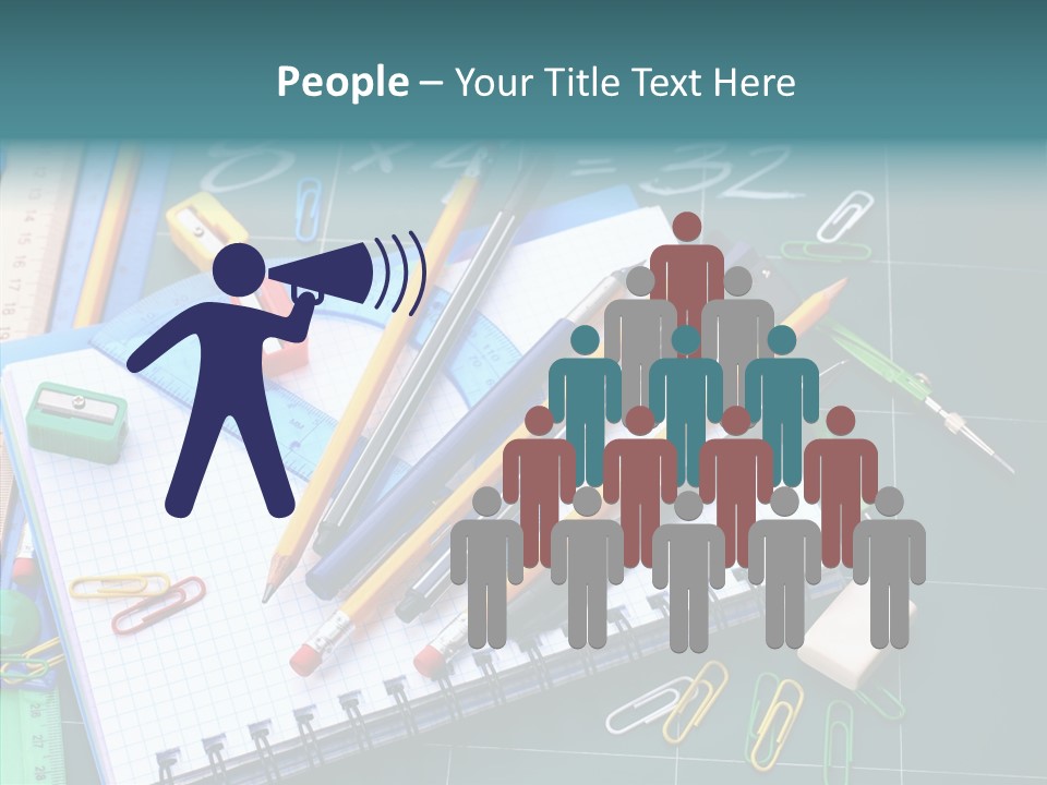 Notebook Education School PowerPoint Template