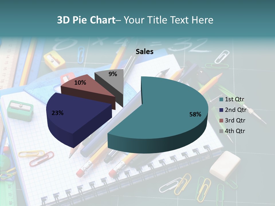 Notebook Education School PowerPoint Template