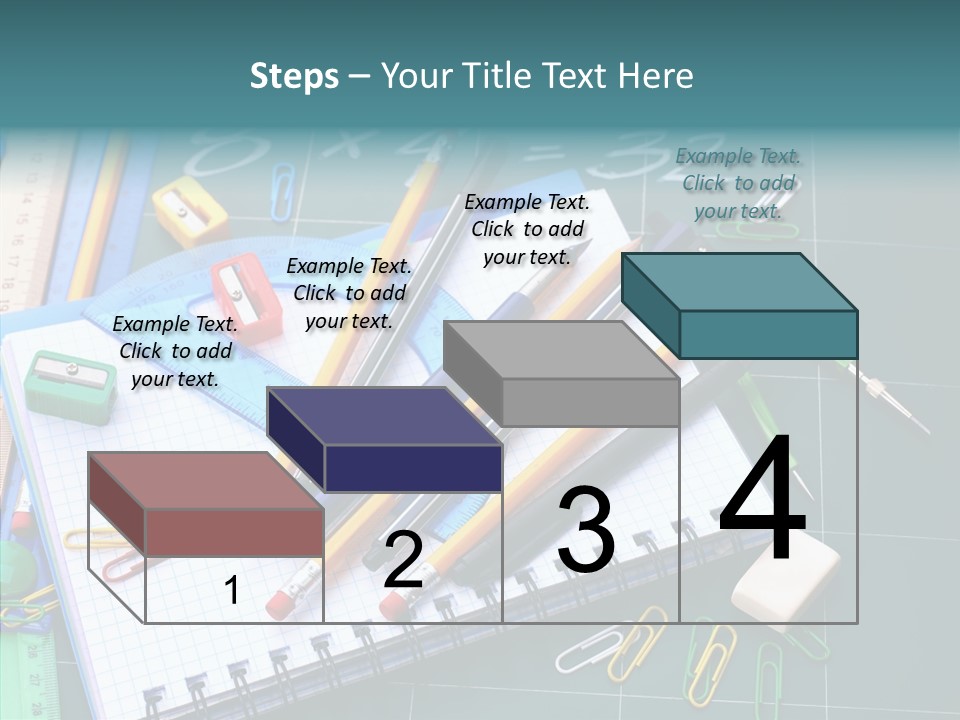 Notebook Education School PowerPoint Template