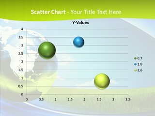 Globe On Grass PowerPoint Template